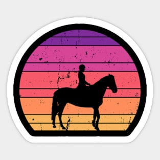 Horseback Riding Sticker